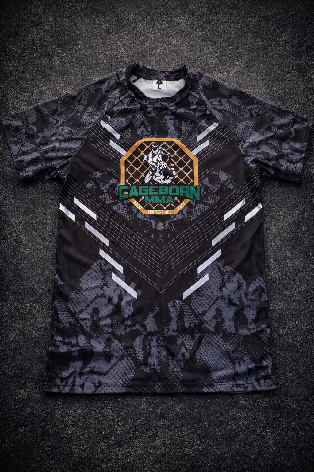 Short sleeve rashguard Darkscale colourway