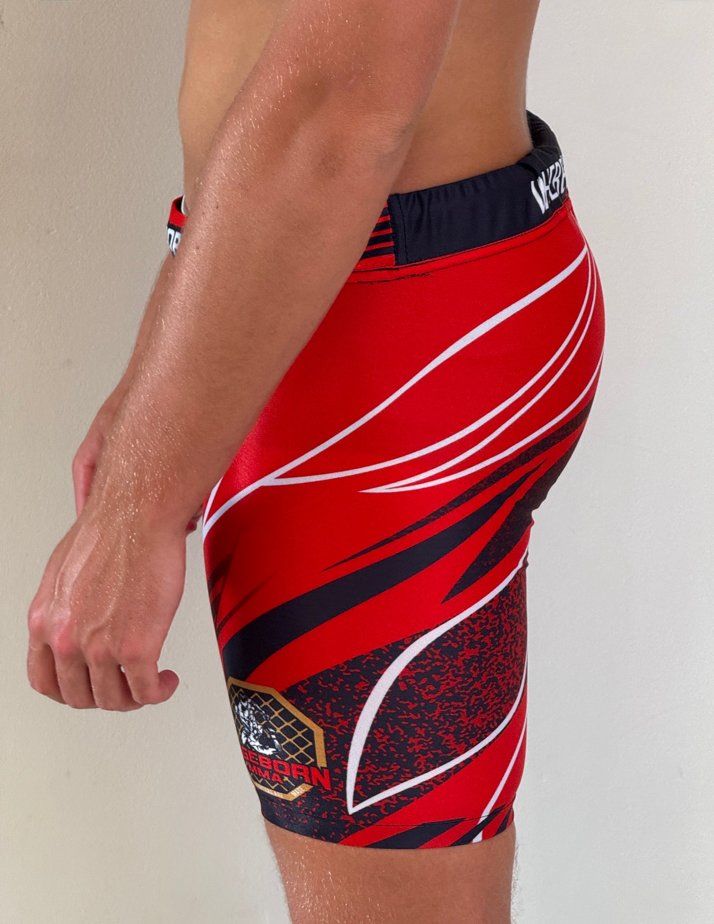 compression shorts Red colourway