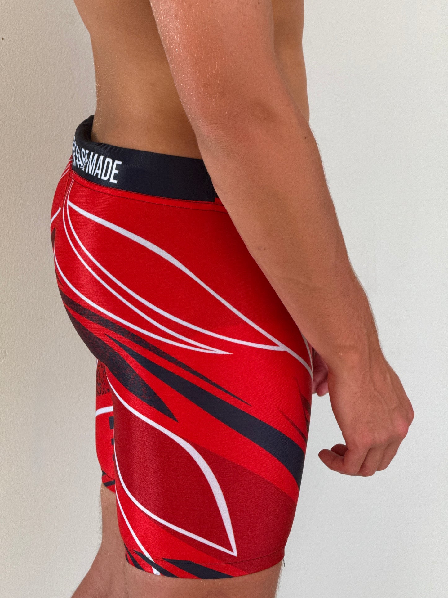 compression shorts Red colourway