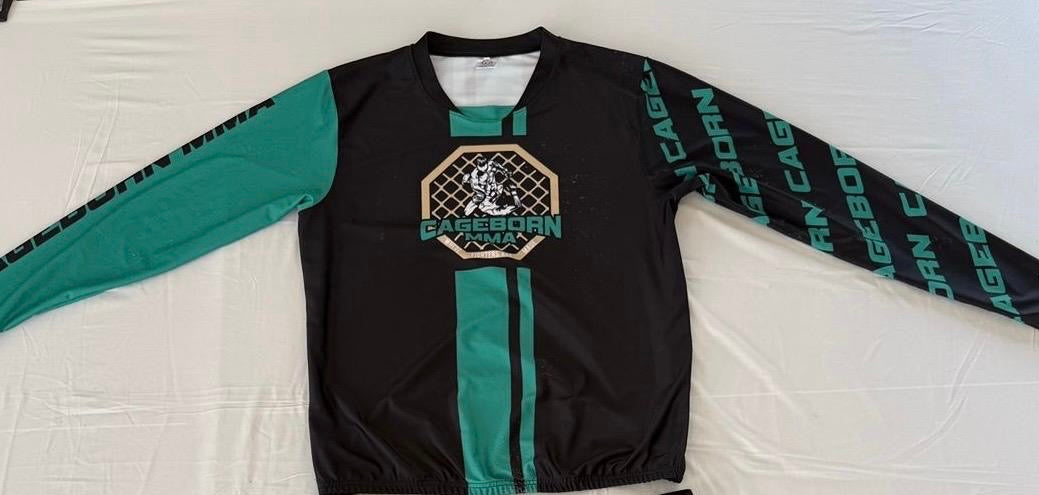 long sleeve rashguard Breen colourway